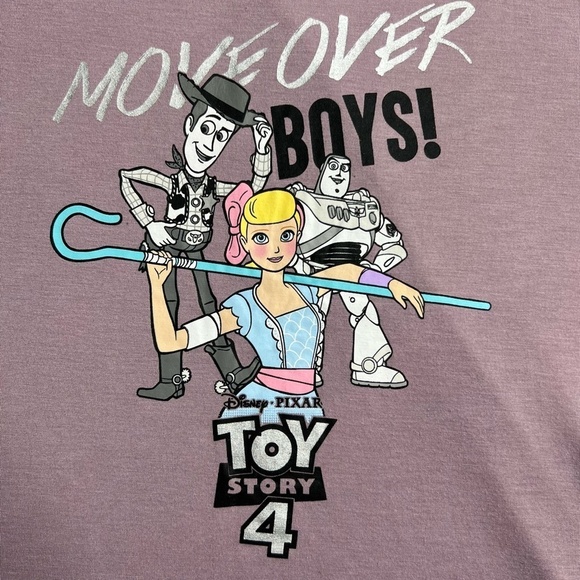 Disney Pixar Toy Story 4‎ Short Sleeve Tee Purple Junior Size XL - Picture 2 of 7